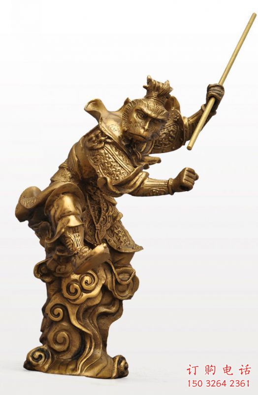 預(yù)定美猴王佛像，現(xiàn)代工藝，鑄銅美猴王佛像制作