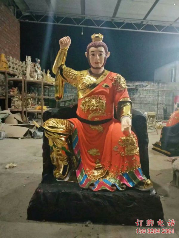 預(yù)定齊天大圣佛像，鑄銅工藝，大型齊天大圣佛像加工