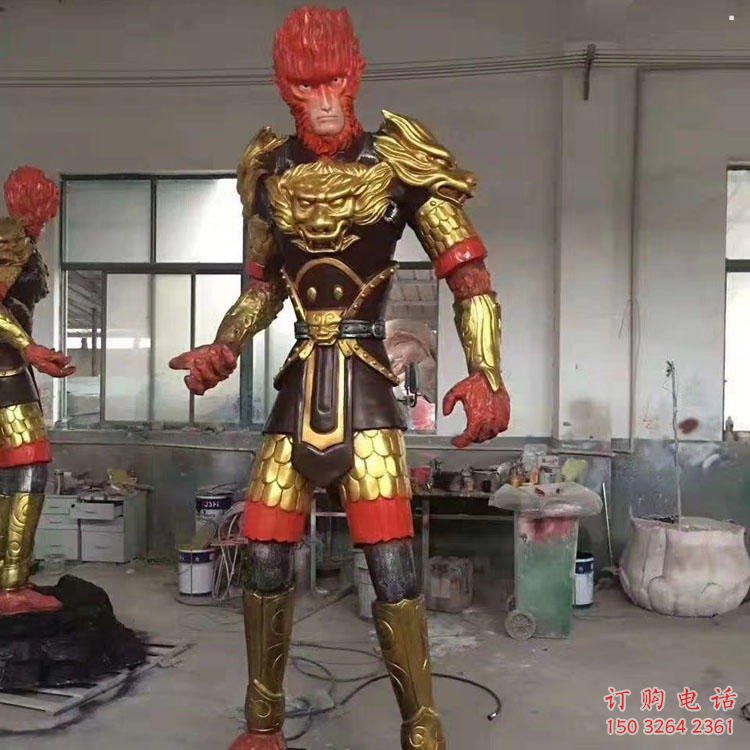 常用孫悟空佛像，佛堂擺放，玻璃鋼孫悟空佛像生產(chǎn)