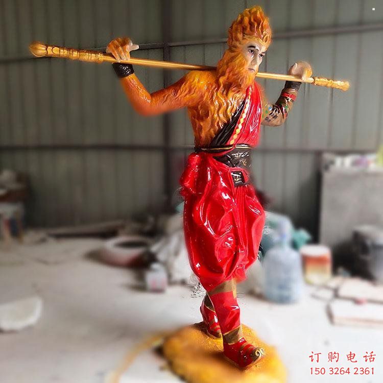 大型孫悟空佛像廠家，彩繪工藝，大型孫悟空佛像加工