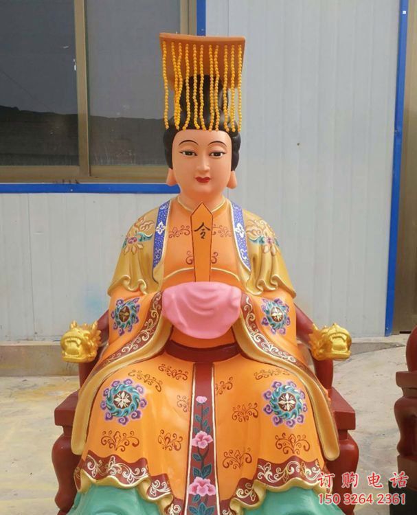 彩繪王母娘娘神像廠，彩繪神像，寺廟王母娘娘神像廠家