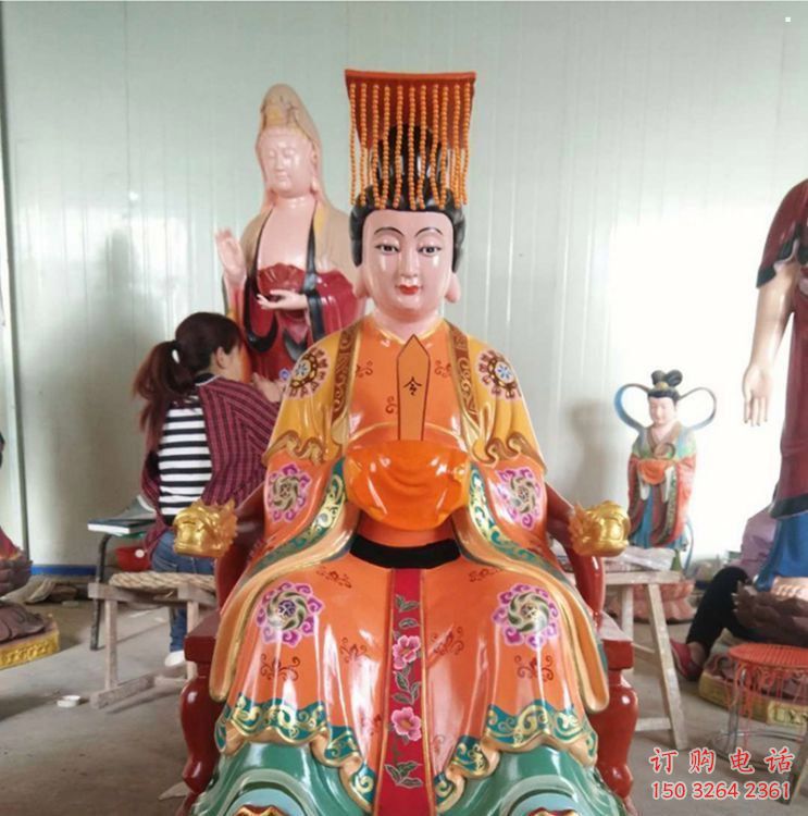 大型王母娘娘神像廠家，家用神像，王母娘娘神像承接