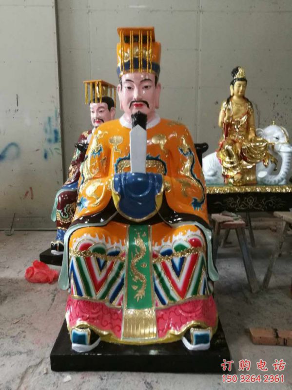 常用玉皇大帝神像，彩繪工藝，大型玉皇大帝神像加工