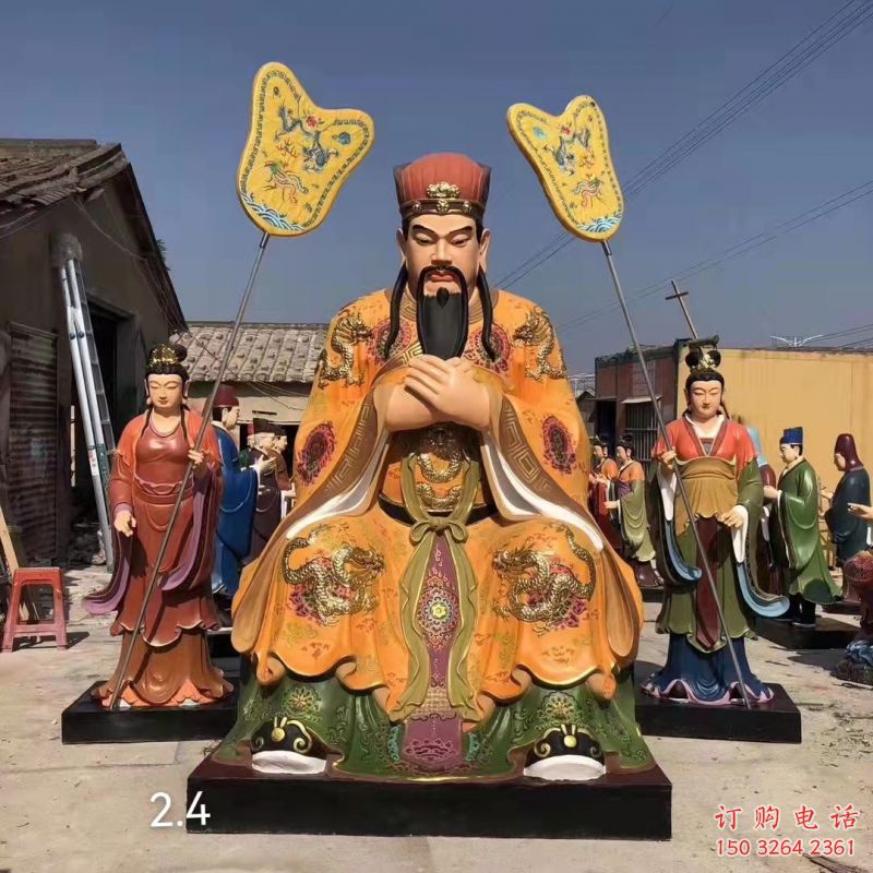 承接玉皇大帝神像，鑄銅工藝，鑄銅玉皇大帝神像制作