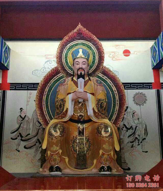 通用玉皇大帝神像，彩繪工藝，彩繪玉皇大帝神像生產(chǎn)
