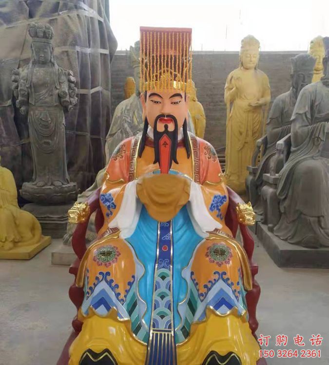 預定玉皇大帝神像，佛堂擺放，家用玉皇大帝神像廠