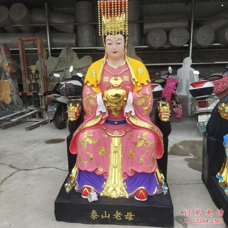 承接老母神像，玻璃鋼材質(zhì)，彩繪老母神像生產(chǎn)