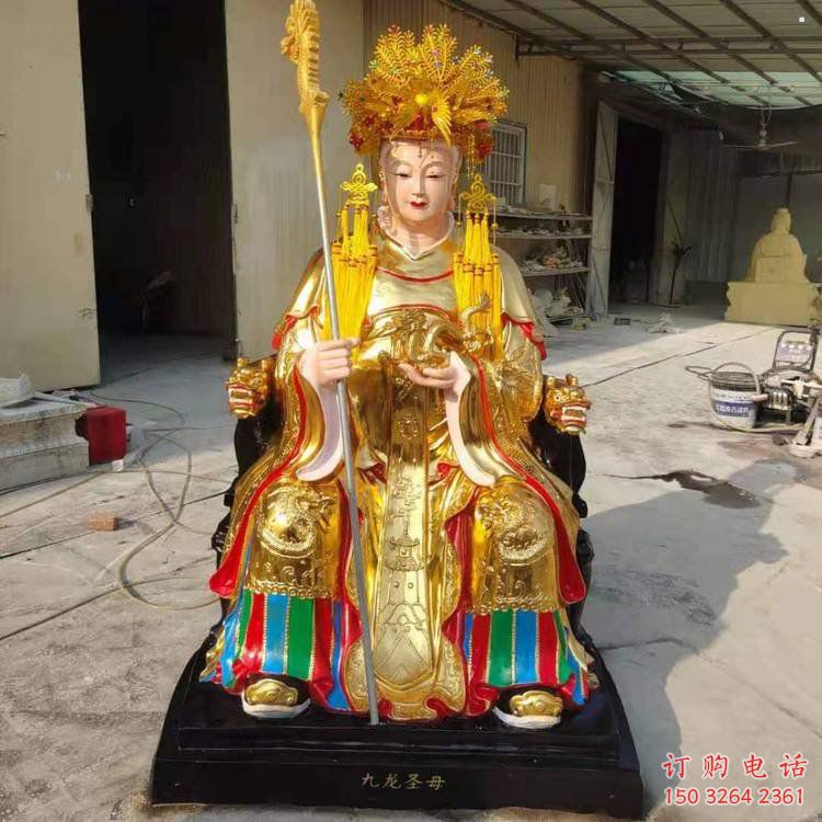 大型老母神像廠家，彩繪工藝，老母神像承接