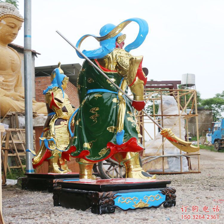 彩繪四大天王神像廠，現(xiàn)代工藝，寺廟四大天王神像廠家