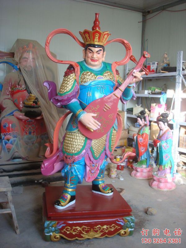 彩繪四大天王神像廠，鑄銅工藝，彩繪四大天王神像生產(chǎn)