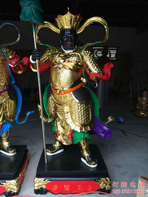 承接四大天王神像，鑄銅工藝，鑄銅四大天王神像制作