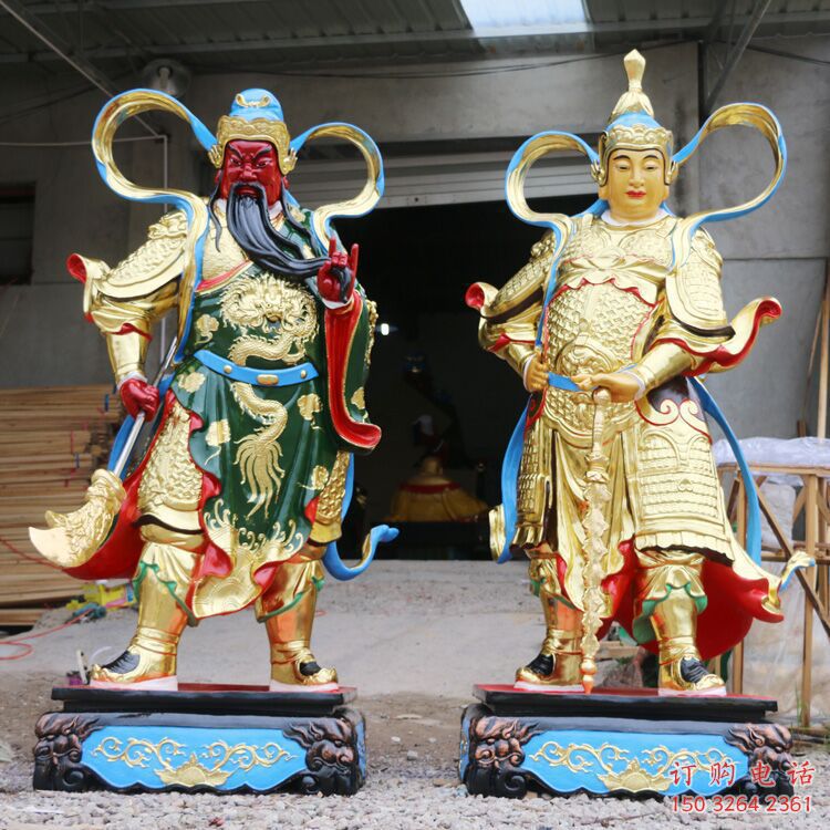 供應四大天王神像，鑄銅工藝，鑄銅四大天王神像制作