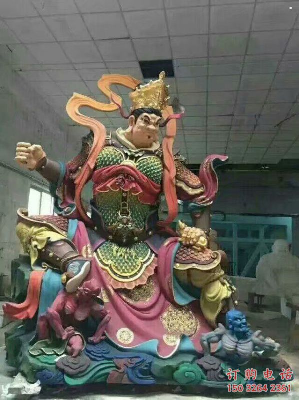 通用四大天王神像，彩繪工藝，彩繪四大天王神像生產(chǎn)