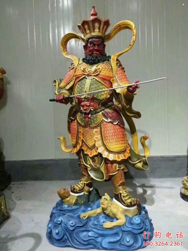 指定四大天王神像，佛堂擺放，鑄銅四大天王神像制作