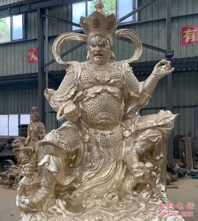 戶外四大天王銅神像，家用神像，四大天王銅神像預(yù)用