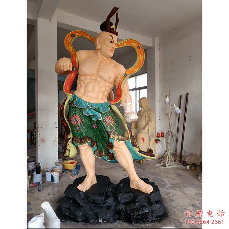 彩繪韋陀神像廠，現(xiàn)代工藝，仿古韋陀神像廠家