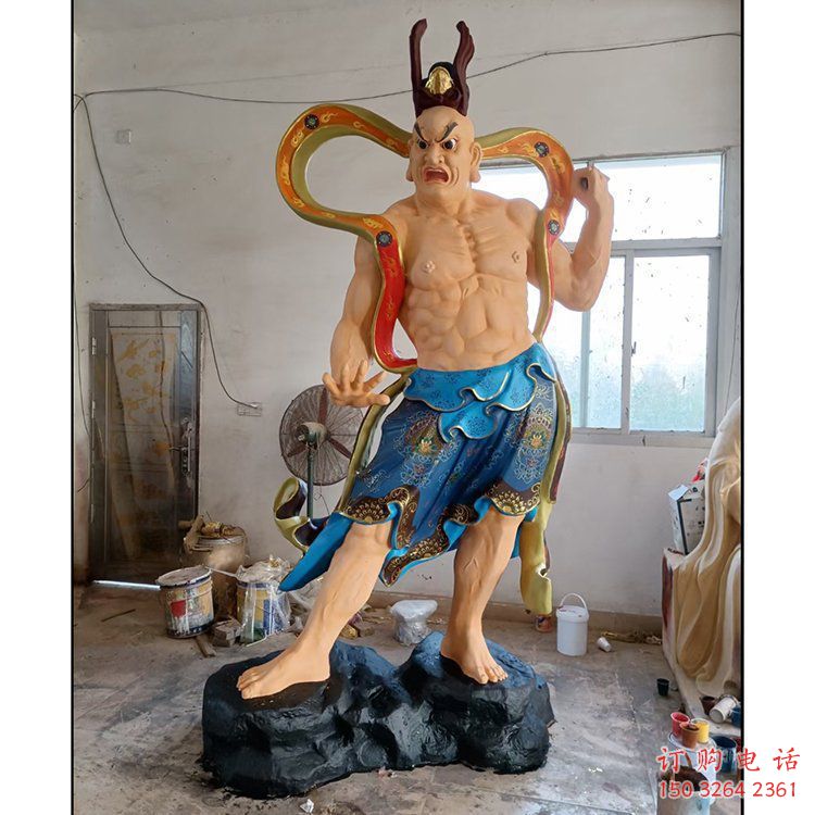 常用韋陀神像，寺廟神像，玻璃鋼韋陀神像生產(chǎn)