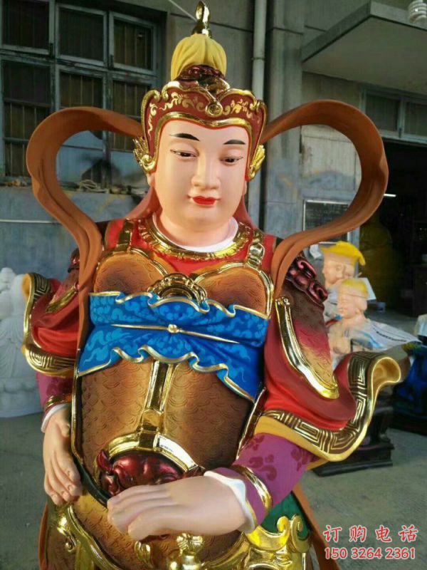供應韋陀神像，家用神像，玻璃鋼韋陀神像生產