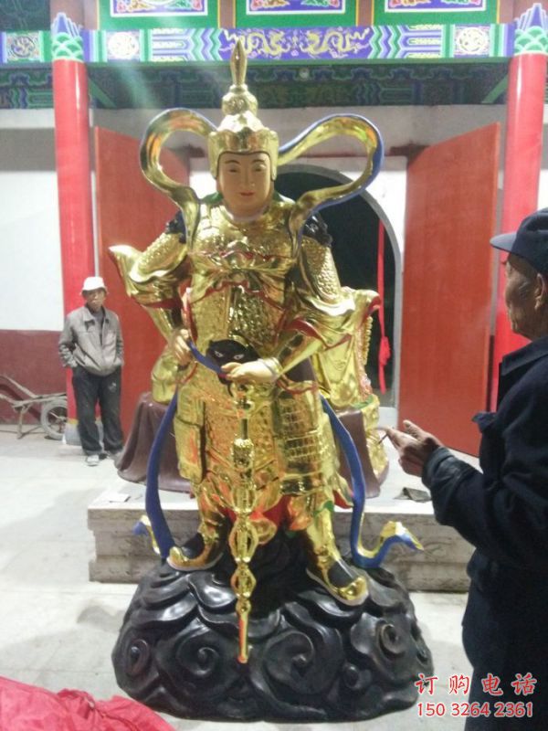 家用韋陀神像制作，鑄銅工藝，韋陀神像承接