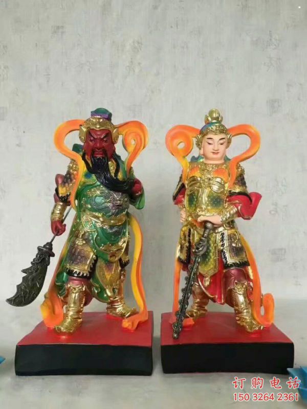 指定韋陀神像，玻璃鋼材質(zhì)，韋陀神像預(yù)用