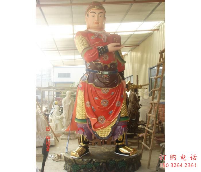 常用韋陀銅神像，鑄銅工藝，家用韋陀銅神像廠