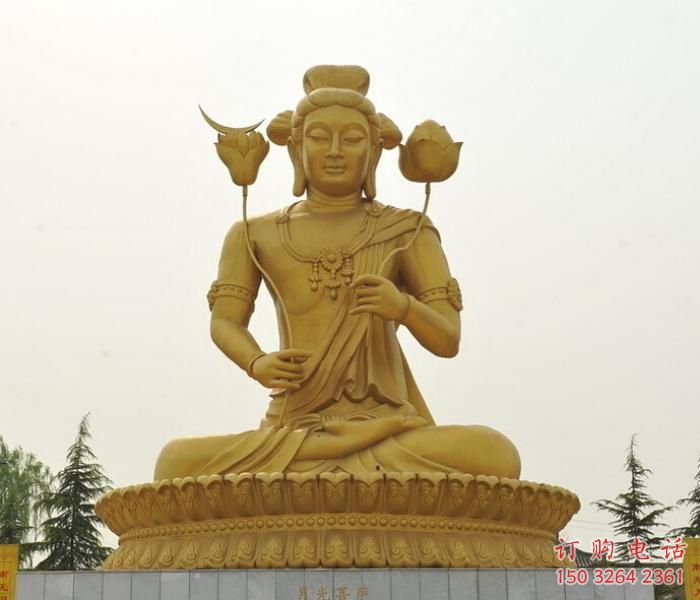 常用東方三圣佛像，鑄銅工藝，大型東方三圣佛像加工
