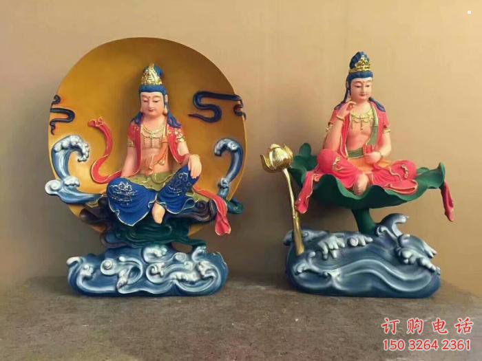 彩繪西方三圣佛像廠，仿古神像，寺廟西方三圣佛像廠家