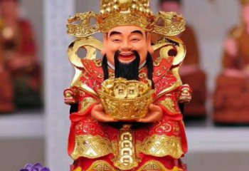 承接文財(cái)神像，玻璃鋼材質(zhì)，寺廟文財(cái)神像廠家
