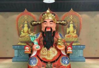 家用文財(cái)神像制作，彩繪工藝，文財(cái)神像選用