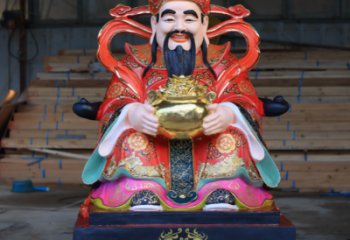 寺廟文財神像生產(chǎn)，寺廟神像，文財神像選用
