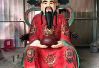 通用文財(cái)神像，佛堂擺放，玻璃鋼文財(cái)神像生產(chǎn)