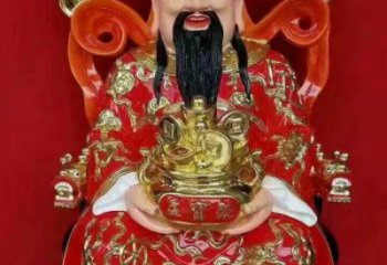 文財神像制作，寺廟神像，寺廟文財神像廠家