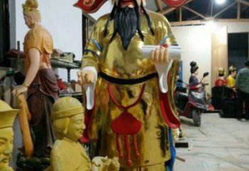 預(yù)定文財神像，鑄銅工藝，大型文財神像加工