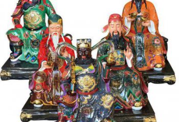 提供五路財神像，現(xiàn)代工藝，家用五路財神像廠