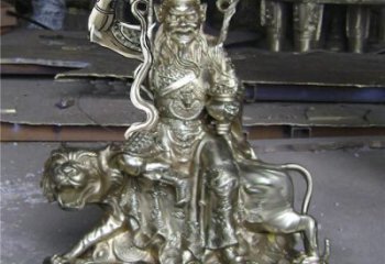 寺廟武財(cái)神像生產(chǎn)，鑄銅工藝，武財(cái)神銅像定做