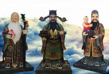 彩繪福祿壽神像廠，鑄銅工藝，福祿壽神像承接
