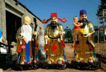 供應(yīng)福祿壽神像，家用神像，仿銅福祿壽神像定做