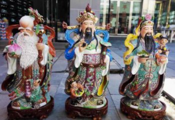 供應(yīng)福祿壽神像，鑄銅工藝，福祿壽神像選用
