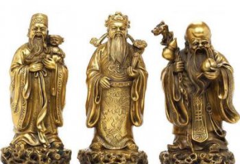 戶外福祿壽神像工廠，家用神像，鑄銅福祿壽神像生產(chǎn)