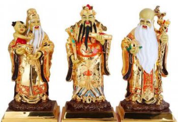 提供福祿壽神像，玻璃鋼材質(zhì)，玻璃鋼福祿壽神像生產(chǎn)