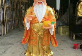 供應(yīng)壽星神像，彩繪工藝，玻璃鋼壽星神像生產(chǎn)