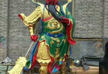 常用關(guān)公神像，現(xiàn)代工藝，仿銅關(guān)公神像定做