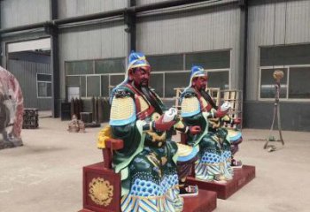 大型關(guān)公神像廠家，玻璃鋼材質(zhì)，寺廟關(guān)公神像廠家