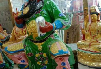 寺廟關(guān)公神像生產(chǎn)，寺廟神像，彩繪關(guān)公神像生產(chǎn)