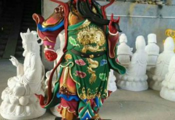 寺廟關(guān)公神像生產(chǎn)，現(xiàn)代工藝，大型關(guān)公神像加工