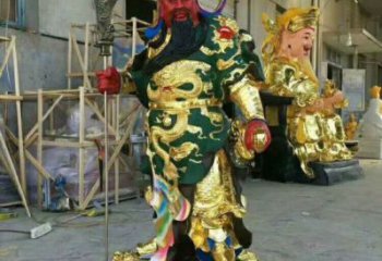 提供關(guān)公神像，寺廟神像，玻璃鋼關(guān)公神像生產(chǎn)