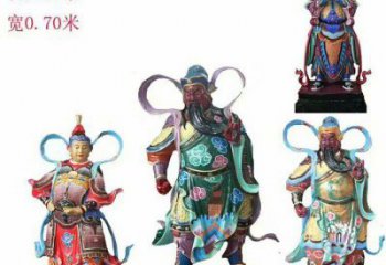 預(yù)定關(guān)公神像，仿古神像，彩繪關(guān)公神像制作