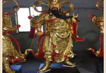 指定關(guān)公神像，現(xiàn)代工藝，彩繪關(guān)公神像廠家