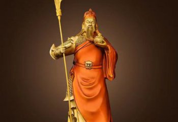 大型銅關(guān)公神像廠家，寺廟神像，鑄銅銅關(guān)公神像制作