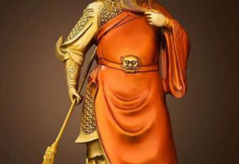 家用銅關(guān)公神像制作，彩繪工藝，彩繪銅關(guān)公神像生產(chǎn)